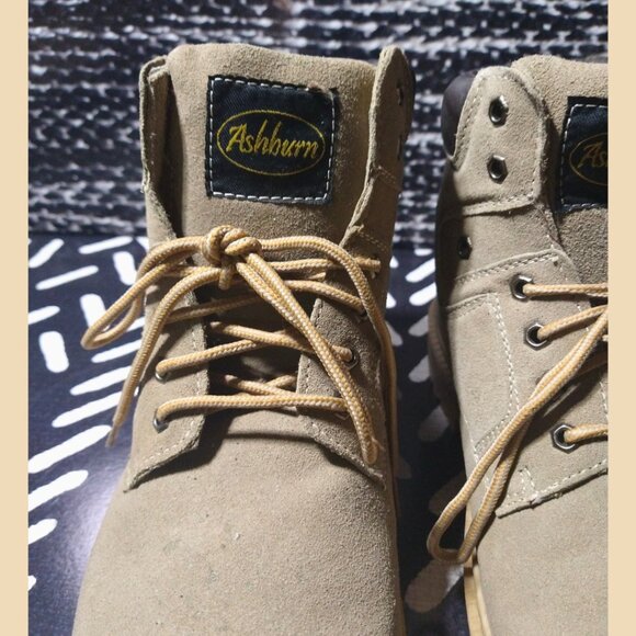 Ashburn Beige Work Boots